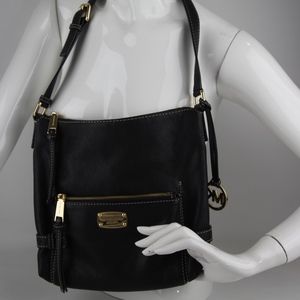 Michael Kors shoulder leather bag black